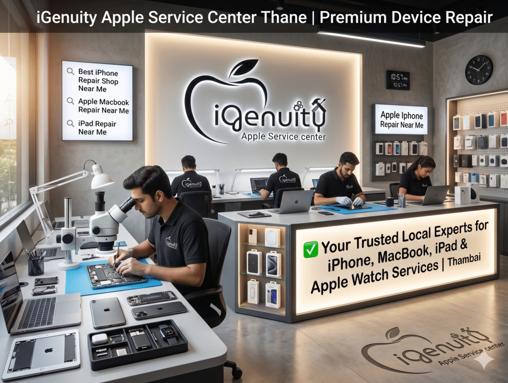 Premium Apple Device Repair in Thane & Mumbai | iPhone, Mac, iPad